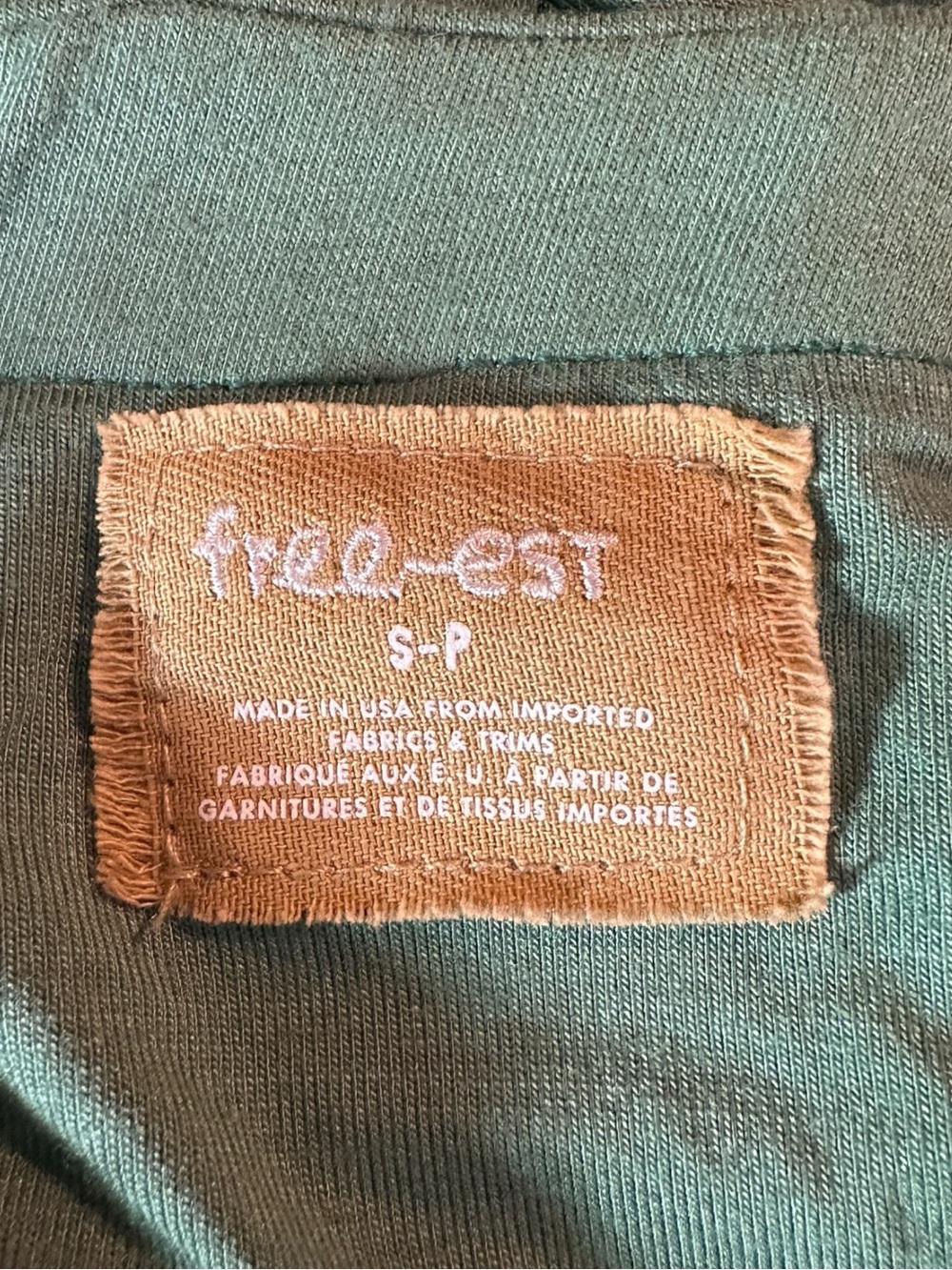 Free People Lara Strapless Tube Midi Dress in Jade Green Small NWT Summer 70s - Picture 9 of 12